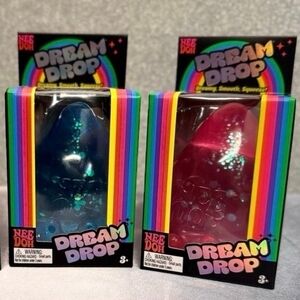 Nee Doh Dream Drop - Vibrant Blue and Pink Toy